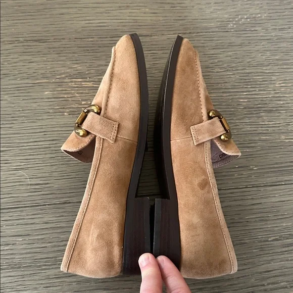 Bibi Lou tan suede bit loafer size 37 - Picture 6 of 9